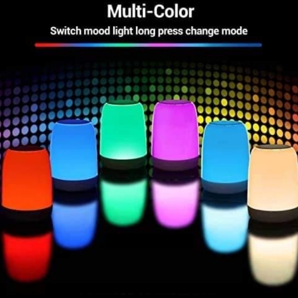 LED Rechargeable Color Changing Bedside Lamp - Picture 2 of 8